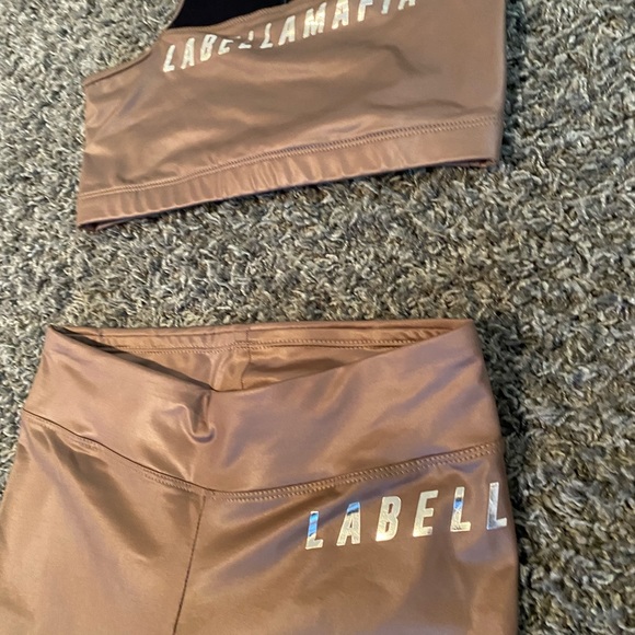 LABELLA MAFIA work out set / brown and black - Picture 7 of 9